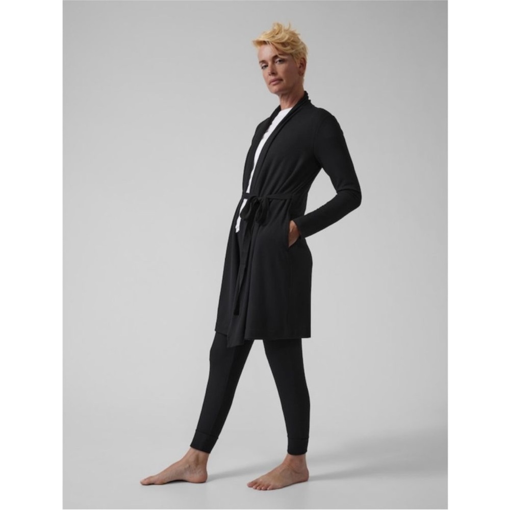 Athleta Black Robe Size XS - Wind Down Sleep‎ Robe - Picture 12 of 12